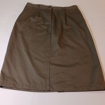Cabin Creek Petite Women&#39;s Brown Skirt Size 16P Measured Waist 33 - €7,70 EUR