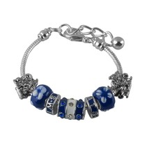 University of Kentucky Wildcats Beaded Letter Logo Charm Bracelet - $20.78