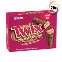 Full Box 20x Pack Twix Cookie Dough Share Size Candy Bars | 4 Bars Each ... - $54.67