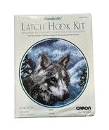 WonderArt Latch Hook Kit #4754 Caron Lone Wolf New in Package - €14,84 EUR
