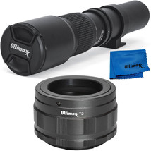 Super 500Mm F/8 Manual Telephoto Lens For Sony A5100 A6000 A6400 A6600 A7 Iii - $106.39