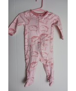 Carter&#39;s Just One You Pink Animal Print Sleeper Infant Girls Size 6M - $134.70 MXN