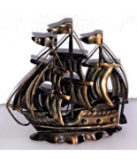 Proud Relative Of A Sailor Brooch;  Copper/Tin,  15th Century 3-Mast Galley - $4.31