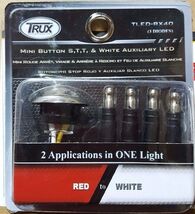 Trux Mini Button Dual Revolution Stop/Turn, Marker &amp; Backup 2 Diode LED ... - $19.20