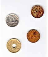 Coins From 4 countries - Bermuda, Hong Cong, Trinidad &amp; Tobago, &amp; Espana - $3.69 CAD