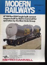 MODERN RAILWAYS - September 1971 - $7.07