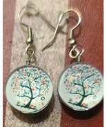 Multicolored Acrylic Ball Tree Earrings ~ Silver Alloy ~ 1.5&quot; Drop Dangl... - $284.83 MXN