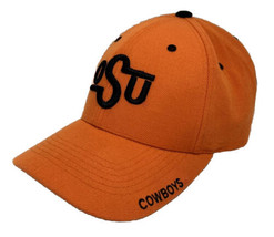 Oklahoma State Cowboys Hat Cap Orange Adjustable Size College Sports Big 12 OSU - £13.94 GBP