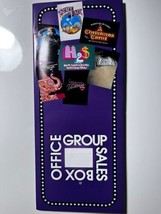 1990s Group Box Office Sales Broadway Brochure - $14.50