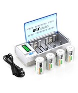 D Cells 10000Mah Rechargeable Batteries (4 Counts) With C D 9V Aa Aaa Ba... - $78.99