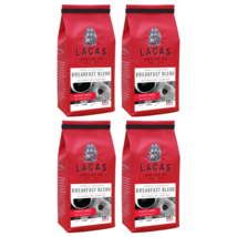 Lacas Coffee Company Breakfast Blend (Town &amp; Country) Medium Fine 12oz 4 pack - £43.96 GBP