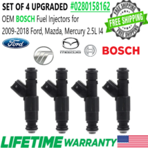 Hp Upgrade Oem Bosch x6 4 Hole 30LB Fuel Injectors For 09-18 Ford Mazda Mercury - £95.63 GBP