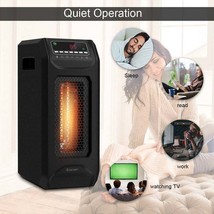  Portable Electric Space Heater 1500W w/ Timer Remote Control Tip-Over Pr - $75.00