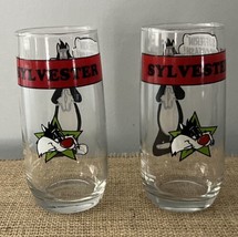 Vintage Arby’s Looney Tunes Glass Sylvester No Cracks/Chips Lot Of 2 - £18.30 GBP