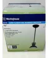 Oil Rubbed Bronze Pendant LED Light - Westinghouse 63082A Boswell - £18.74 GBP