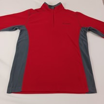 Columbia AM6558 Men's Red Klamath Range II Half Zip Fleece Pullover Sweatshirt S image 8