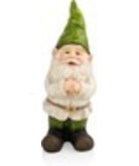 Enchanting 12&quot; Tall Hand-Painted Garden Gnome Statue for Whimsical Outdo... - $43.55