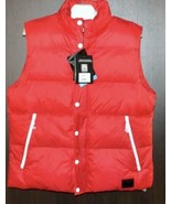 Pajar Red White Button Jaegar 3M Thinsulate-Fill Featherless Vest Size XL - £147.43 GBP