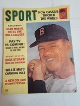 Vintage 60s Sport Magazine Dick Stuart Boston Red Sox Cassius Clay Muham... - $19.59