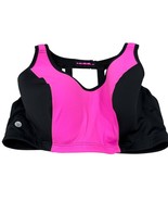 Livi Active Womens Molded Underwire Sports Bra 40D Black &amp; Pink - $28.76 CAD