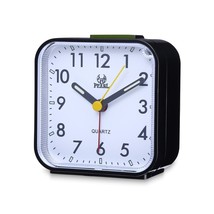 LED Desk Alarm Clock Nightlight Snooze Quiet Non Ticking Battery Powered... - $21.25