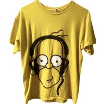 The Simpsons Shirt Yellow Homer All Over Graphic Print Tee 2009 Mens Large - £11.74 GBP