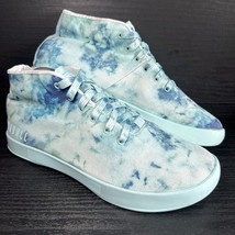 Nobull Project Mid Canvas Trainer Mens 9.5 / Womens 11 Tie Dye Aqua Cros... - $49.45