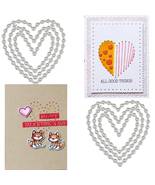 Hearts Holes metal die cut| Metal cutting die| Scrapbooking Die-cut  - €5,10 EUR