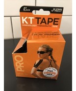 KT Tape Pro 10&quot; Precut Kinesiology Therapeutic Tape 20 precut strips Jet... - £11.00 GBP