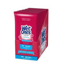 Wet Ones Antibacterial Hand Wipes Fresh Scent 20 ct Travel Size 10 pk SEE INSIDE - £13.35 GBP