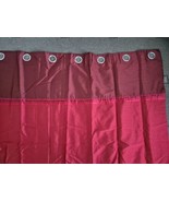 Red curtains 66x72 eyelet Burgundy Lined  - $34.91