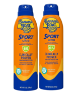 Banana Boat Ultra Sport Clear Sunscreen Spray, SPF 65, 6oz 2 Pack - £13.05 GBP