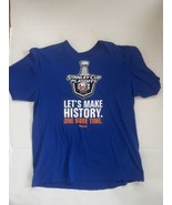 New York Islanders 2015 Stanley Cup Playoffs Reebok Shirt Size XL Blue NHL - £15.39 GBP