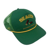 Seager Grit Company Gone Huntin’ Snapback Hat Green Yellow Western Company - $19.30