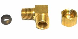 Big A 3-16964 Brass Pipe 90 deg Street Elbow Kit 3/8&quot; x 1/4&quot; Lot Of 5 Kits - £38.87 GBP