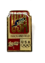Coca Cola Olympics Track &amp; Field USA Barcelona 1992 Lapel Pin - $4.95