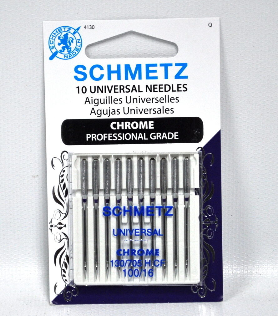 Schmetz Chrome Universal Needle 10 ct, Size 100/16 - $9.95
