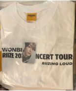 WONBIN RIIZE Official T-shirts Photocard 2025 CONCERT [RIIZING LOUD] Lim... - $148.45