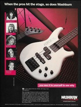 Washburn Force ABT B30 bass guitar 1987 advertisement 8 x 11 original ad print - $3.60