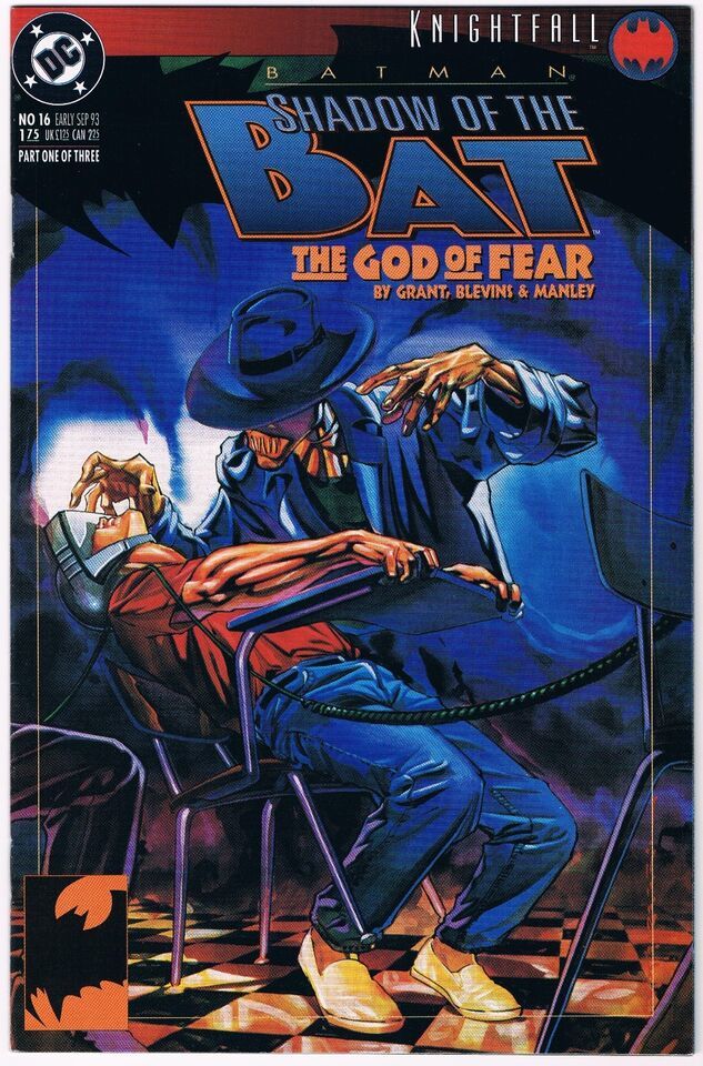 Primary image for 1993 Knightfall Batman Shadow Of The Bat The God Of Fear 16 Pt.1 DC Comic Book