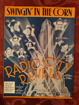 RARE Sheet Music Swingin In The Corn Radio City Revels Magidson Wrubel 1937 - £12.73 GBP