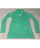 Lilly Pulitzer Luxletic Cassie Popover Green Women&#39;s Tunic Top Size XXS ... - $638.90 MXN