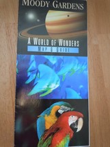 Moody Gardens A World Of Wonders Map &amp; Guide Texas Brochure - $3.99