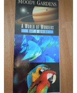 Moody Gardens A World Of Wonders Map &amp; Guide Texas Brochure - $5.47 CAD