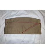 KOREAN WAR 1952 ARMY TAN KHAKI GARRISON COVER CAP ENGINEER SERVICE CORD ... - $698.66 MXN