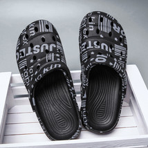 Men Clogs Sandals Summer Outdoor Slippers Cholas Beach Aqua Shoes Men Slip On Fl - £19.33 GBP