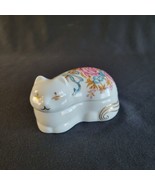 Vintage Elizabeth Arden Chelsea Gardens Cat Trinket Box with Lid Japan P... - €11,81 EUR