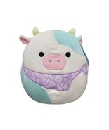 Squishmallows Belana the Cow w/ Purple Bandana 11&quot; 2022 New - $44.73 CAD