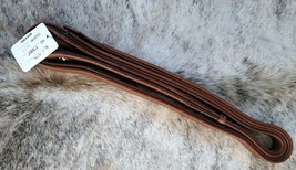 Heavy Harness Leather Split Reins 1" by 8' Action Company NEW Pecan image 3