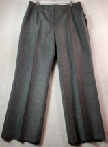 Kasper Pants Womens Petites 14 Gray 100% Polyester Medium Wash Flat Fron... - £19.47 GBP